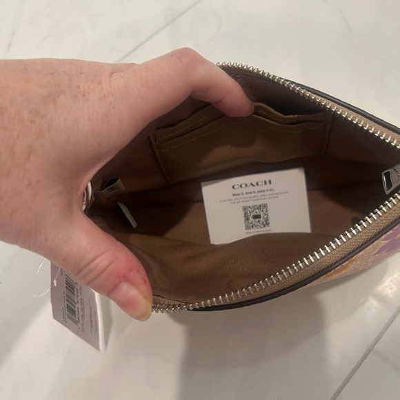 Coach Nolita Signature Floral Beige Mini Bag - Picture 7 of 9